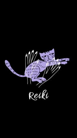 hoesje Reiki Animals Cat 