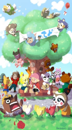 hoesje Animal Crossing Artwork Fan