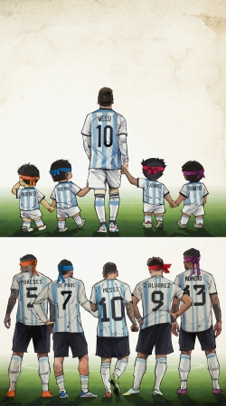 hoesje Argentina Kids