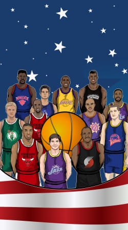 hoesje NBA Legends: Full Dream Team 1992