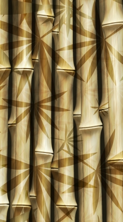hoesje Bamboo Art