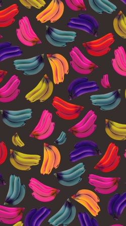 hoesje Bananas  Coloridas