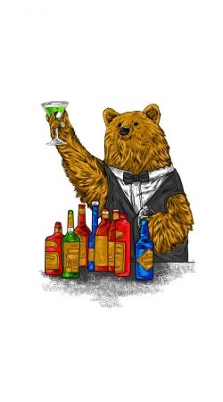 hoesje Bartender Bear