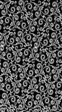 hoesje black and white swirls