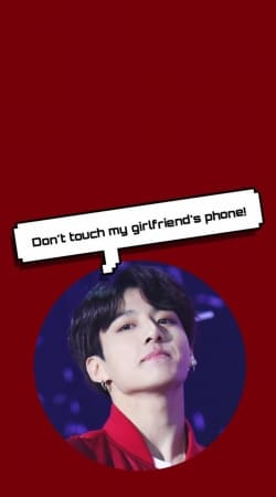 hoesje bts jungkook dont touch  girlfriend phone
