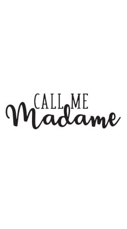 hoesje Call me madame