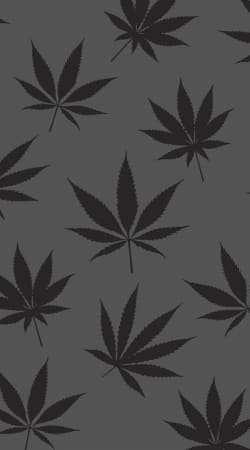 hoesje Cannabis Leaf Pattern
