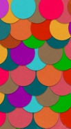 hoesje Circles Multicolor
