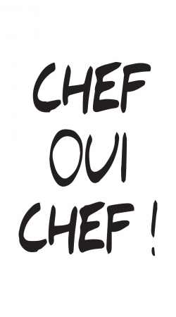 hoesje Chef Oui Chef