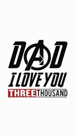 hoesje Dad i love you three thousand Avengers Endgame
