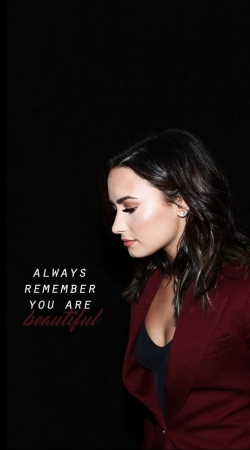 hoesje Demi Lovato Always remember you are beautiful