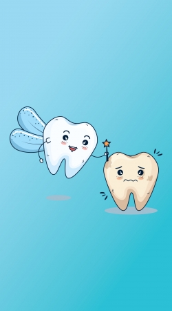 hoesje Dental Fairy Tooth