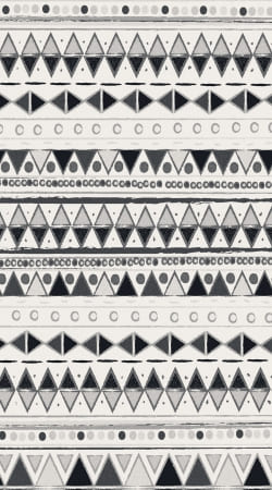 hoesje Ethnic Candy Tribal in Black and White