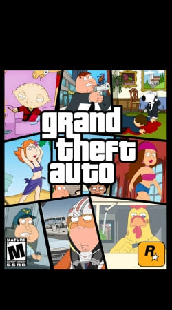 hoesje Family Guy mashup GTA