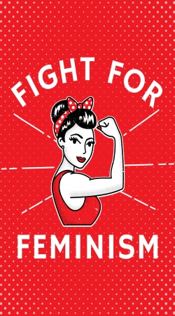 hoesje Fight for feminism