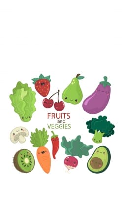 hoesje Fruits and veggies