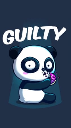hoesje Guilty Panda