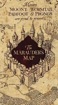 hoesje Marauder Map
