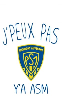 hoesje Je peux pas ya ASM - Rugby Clermont Auvergne