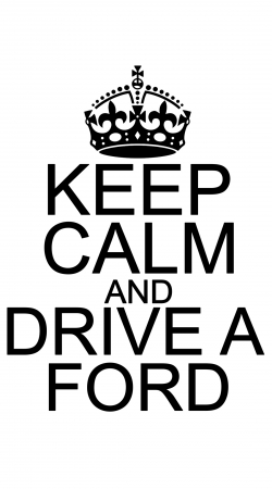 hoesje Keep Calm And Drive a Ford