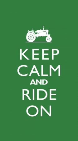 hoesje Keep Calm And ride on Tractor