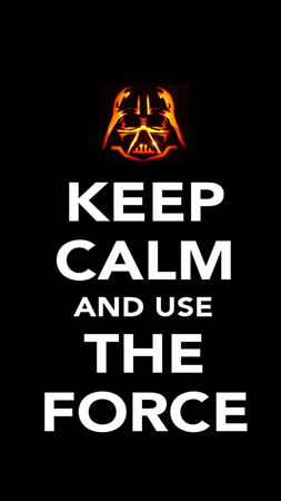 hoesje Keep Calm And Use the Force