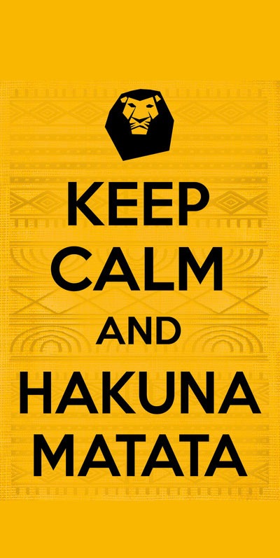 hoesje Keep Calm And Hakuna Matata