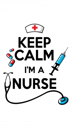 hoesje Keep calm I am a nurse