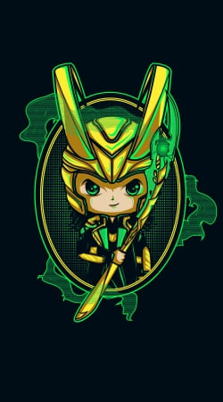 hoesje Loki Portrait