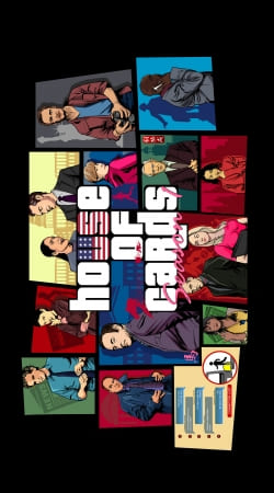 hoesje Mashup GTA and House of Cards