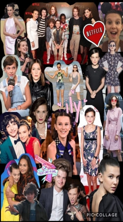 hoesje Millie Bobby Brown collage