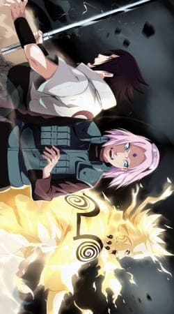 hoesje Naruto Sakura Sasuke Team7