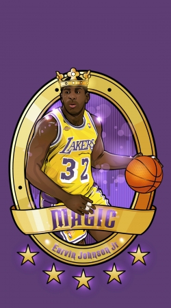 hoesje NBA Legends: "Magic" Johnson
