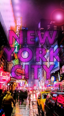 hoesje New York City - Broadway Color
