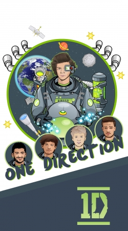 hoesje Outer Space Collection: One Direction 1D - Harry Styles