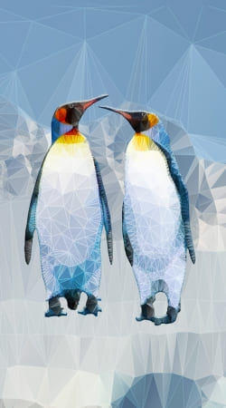 hoesje penguin love