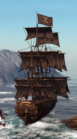 hoesje Pirate Ship 1