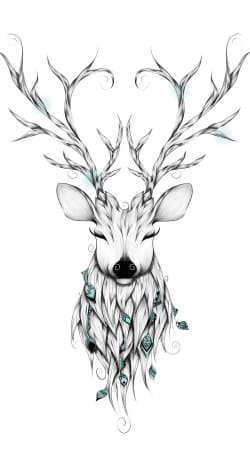 hoesje Poetic Deer