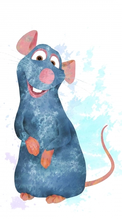 hoesje Ratatouille Watercolor