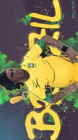 hoesje Ronaldinho Brazil Carioca