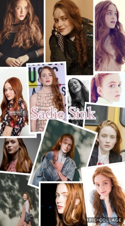 hoesje Sadie Sink collage