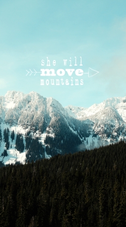 hoesje she will move mountains