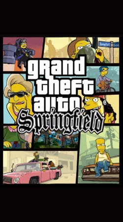 hoesje Simpsons Springfield Feat GTA