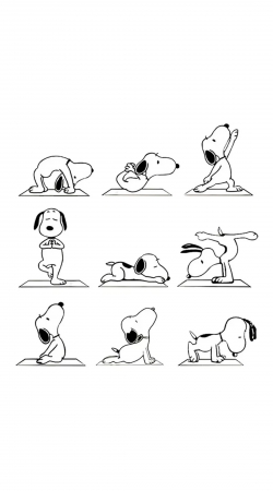 hoesje Snoopy Yoga