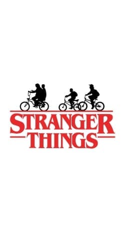 hoesje Stranger Things by bike
