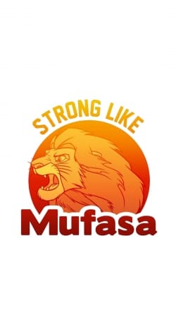 hoesje Strong like Mufasa