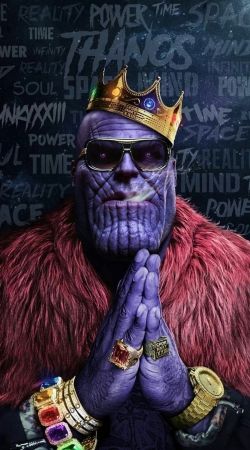 hoesje Thanos mashup Notorious BIG