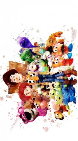 hoesje Toy Story Watercolor
