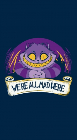 hoesje We're all mad here