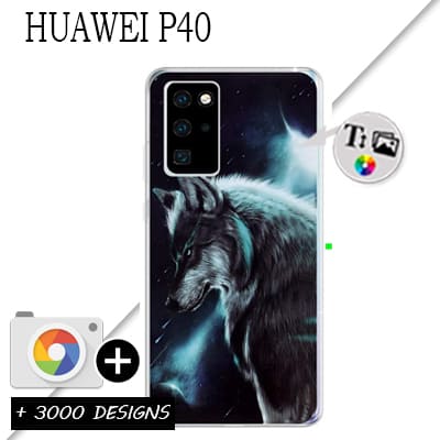 Hoesje Huawei P40 met foto's baby